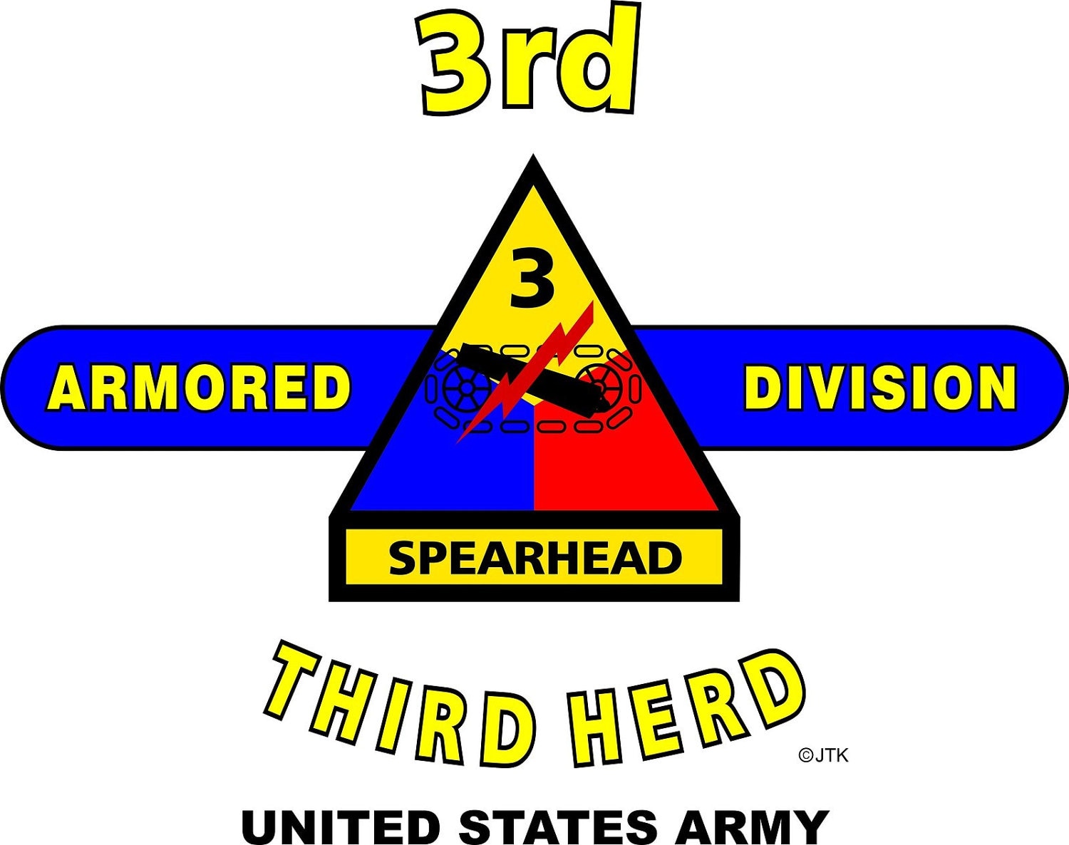6th Armored Divisionsuper Sixthunited States Army White Etsy
