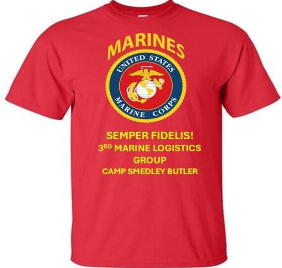 3rd Marine Logistics Group* Camp Smedley Butler  Semper Fidelis * Marines*USMC Officially Licensed