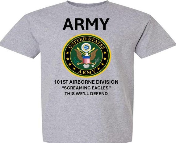 101ST Airborne Division * Screaming Eagles* This We'll Defend* Army Logo. Army Officially Licensed