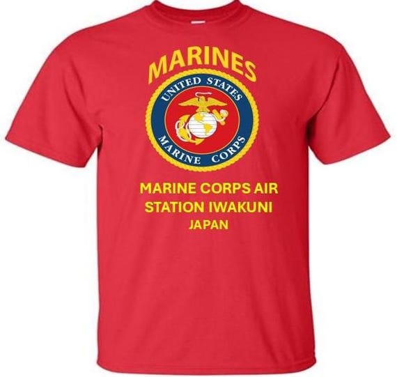 Marine Corps Air Station IWAKUNI* Japan * Marines*USMC Officially Licensed