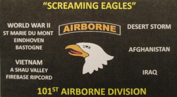 101st Airborne Division Screaming Eagles 3 X Etsy