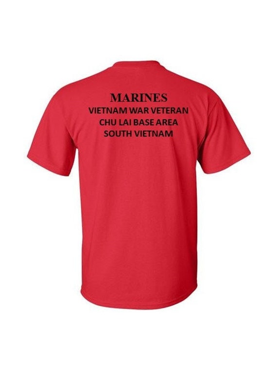 Camp Schwab * Okinawa-japan * Usmc*marines*2-sided Red Shirt