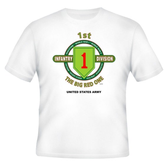1st Infantry Division & Iraq Veteran Operation Iraqi Freedom Unit And Operation  2-Sided Shirt