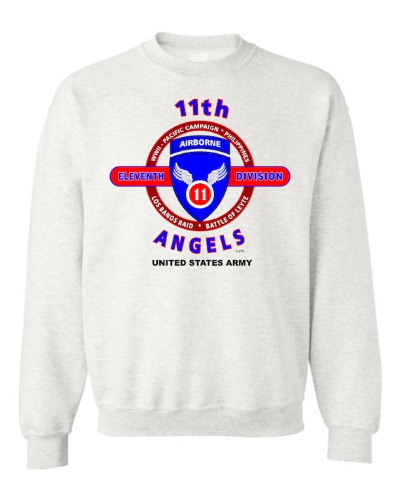 11th Airborne Division " Angels" Battle & Campaign Sweatshirt