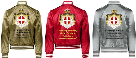 Sovereign Military Order Of Malta*Knights of Malta. Vinyl Satin Jackets.