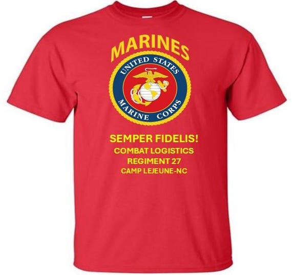 Combat Logistics Regiment 27* Camp Lejeune-NC *  Semper Fidelis * Marines*USMC Officially Licensed