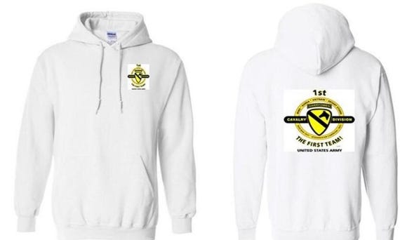 1ST Cavalry Division & The First Team* 2 Sided Zipper Hoodie