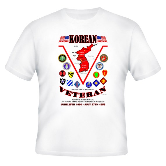 Korean War Veteran " There Is Nothing More Precious" Unit & Operation Shirt.