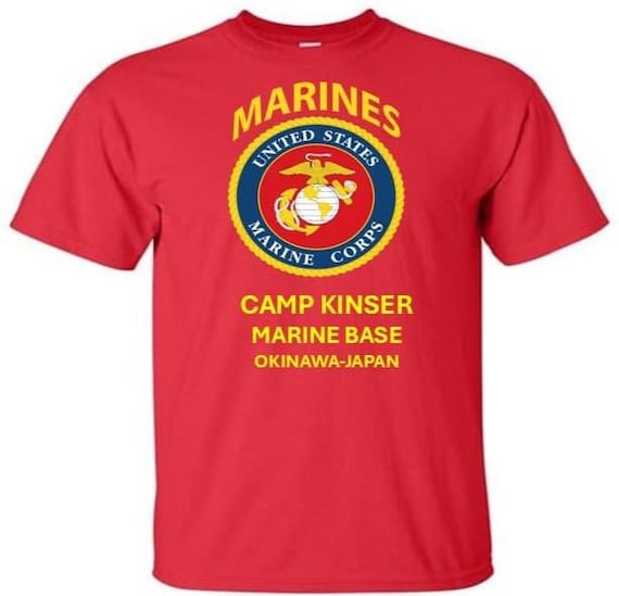 Camp Kinser Marine Base* Okinawa-Japan * Marines*USMC Officially Licensed