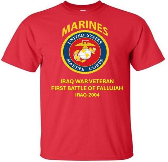 Iraq War Veteran* First Battle of Fallujah*Iraq-2004* Marines*USMC Officially Licensed