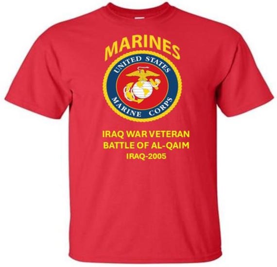 IRAQ War Veteran*Battle of Al Qaim*Iraq 2005 * Semper Fidelis* Marines*USMC Officially Licensed