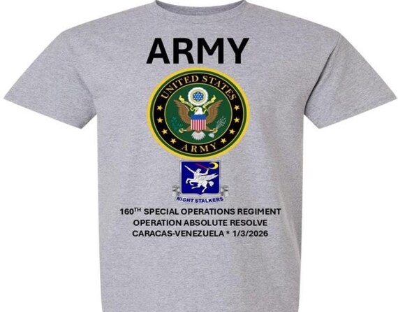 160TH Special Operations Regiment SOAR*Night Stalkers* Operation Absolute Resolve* January 3, 2026* Army Officially Licensed