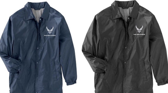 USAF Coaches/Staff Jacket *Air Force*Embroidered Front and Left Chest. USAF Officially Licensed