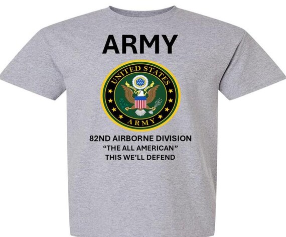 82ND Airborne Division * THE ALL AMERICAN* This We'll Defend* Army Logo. Army Officially Licensed