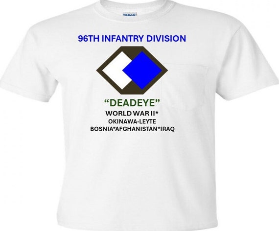 96th Infantry Division* Deadeye Campaigns Military Shirt.