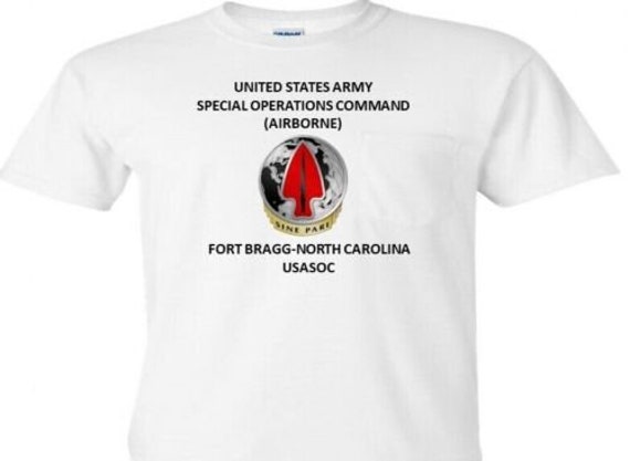 USASOC U.S. Army Special Operations Command* Airborne* Fort Bragg-North Carolina Shirt