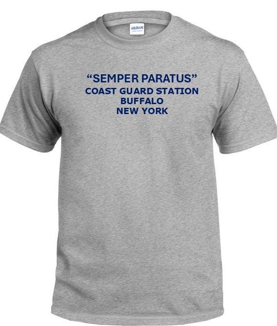 Semper Paratus*Coast Guard Station Buffalo* New York * PT Cutter & Base Shirt