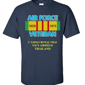 U-Tapao Royal Thai Navy Airfield * Thailand * &quot; Vietnam Veteran Ribbon Vinyl / Silkscreen Shirt or Sweatshirts