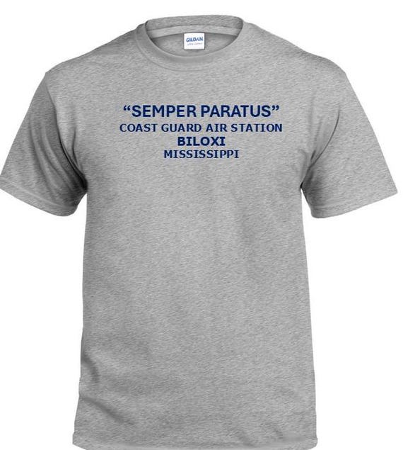 Semper Paratus*Coast Guard Air Station Biloxi* Mississippi * PT Cutter & Base Shirt