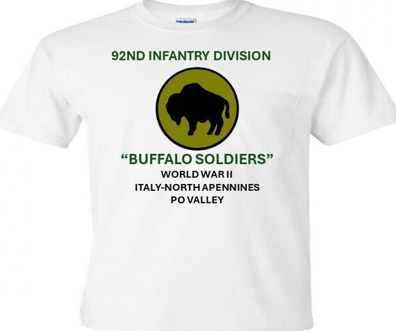 93rd Infantry Division* Buffalo Soldiers  WW 2*  Campaigns Military Shirt.