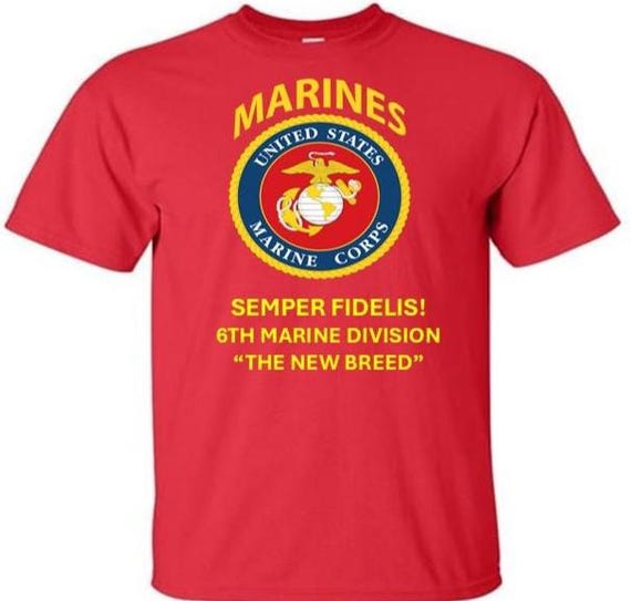 6th Marine Division*  The New Breed *  Semper Fidelis * Marines*USMC Officially Licensed