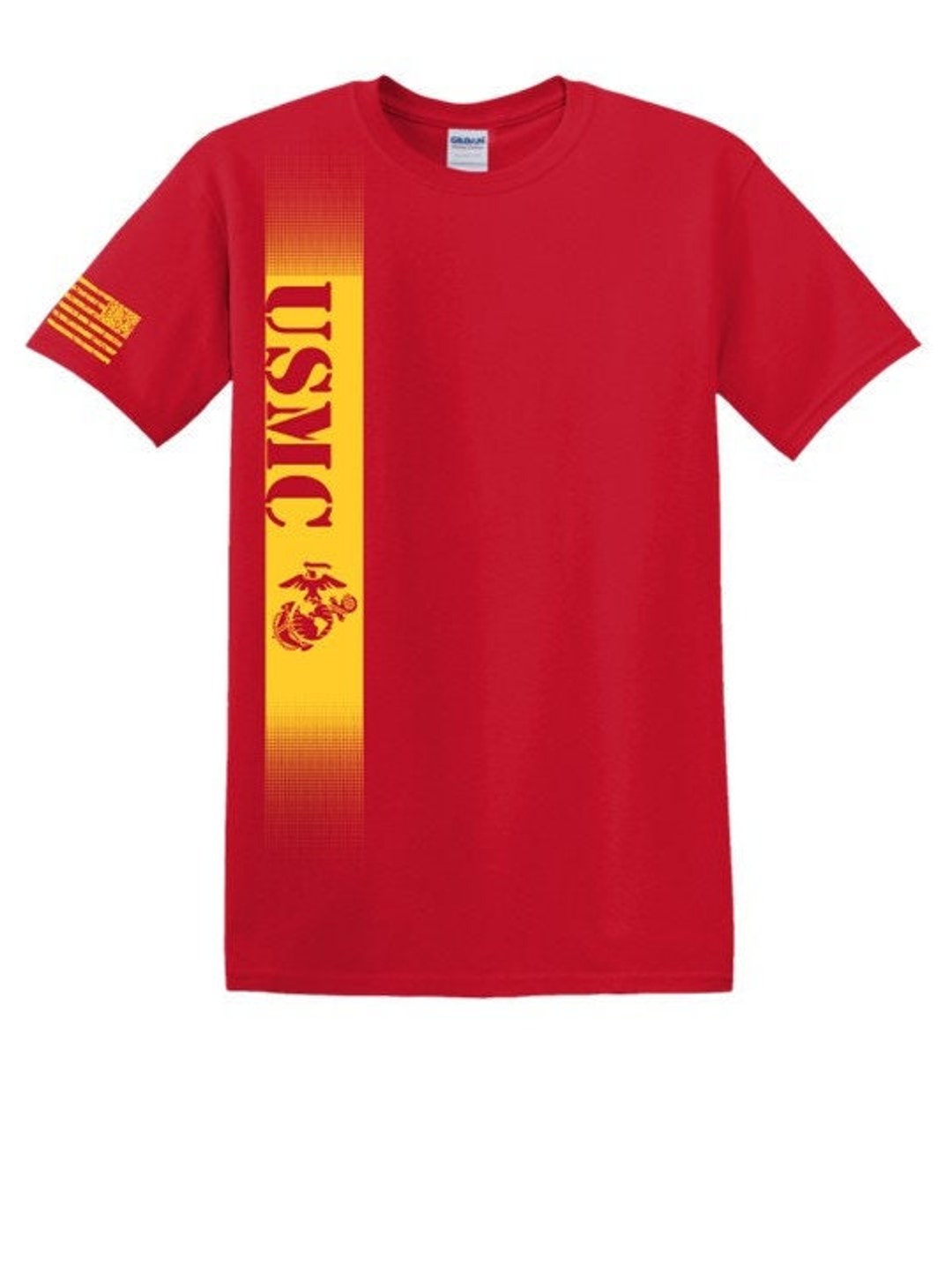 Camp Hansen *okinawa-japan * Usmc*marines*2-sided Red Shirt
