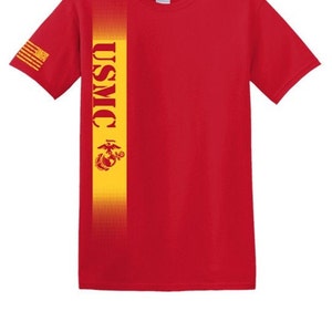 Marine Corps Base Camp Lejeune-North Carolina * USMC*Marines*2-Sided Red Shirt.  (Licensed)