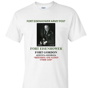 Fort Eisenhower Army Post *Fort Gordon* Augusta-Georgia* Defending One Nation Under God* Shirt