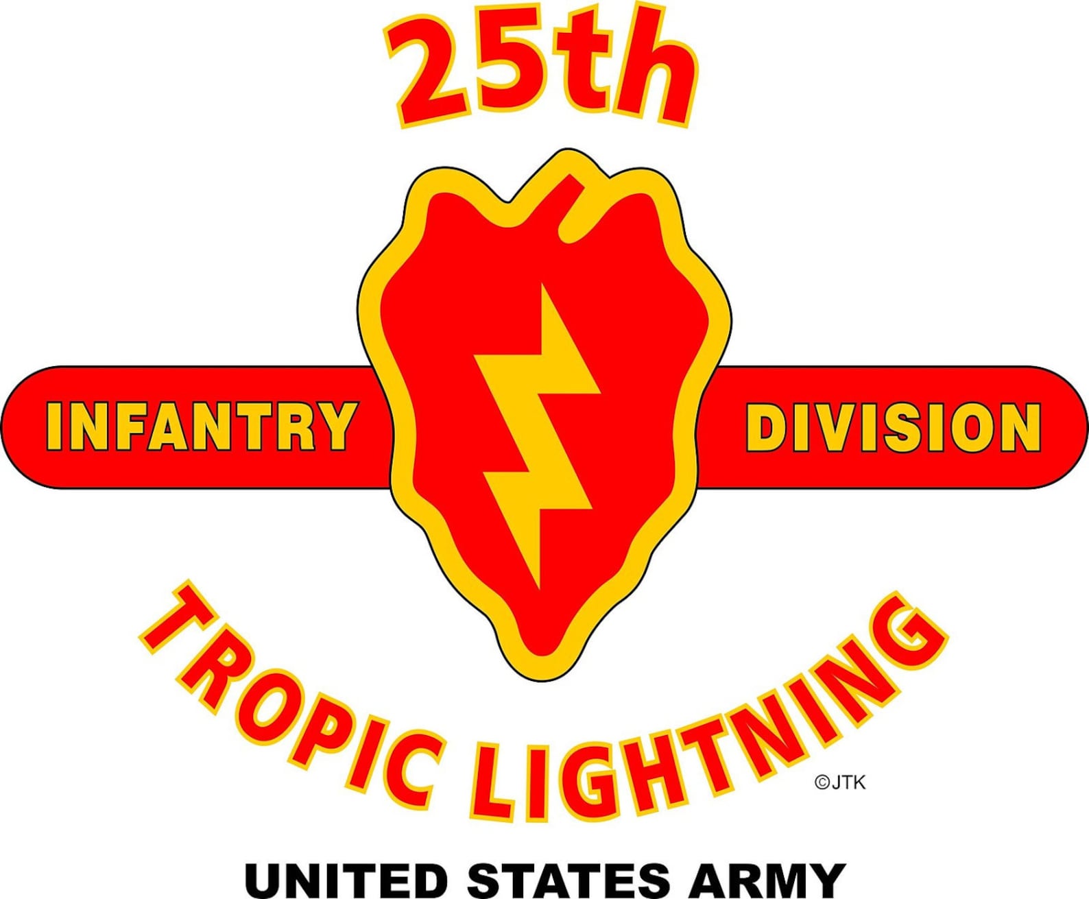 25th Infantry Divisiontropic Lightning Divisionunited States Army