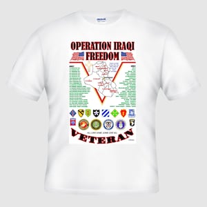 Operation Iraqi Freedom Military Unit And Operation ShirtRevised image 1