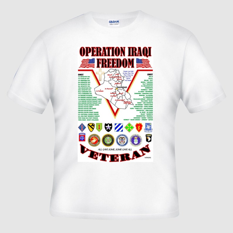 Operation Iraqi Freedom Military Unit And Operation ShirtRevised image 1