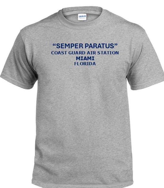 Semper Paratus*Coast Guard Air Station Miami* Florida * PT Cutter & Base Shirt
