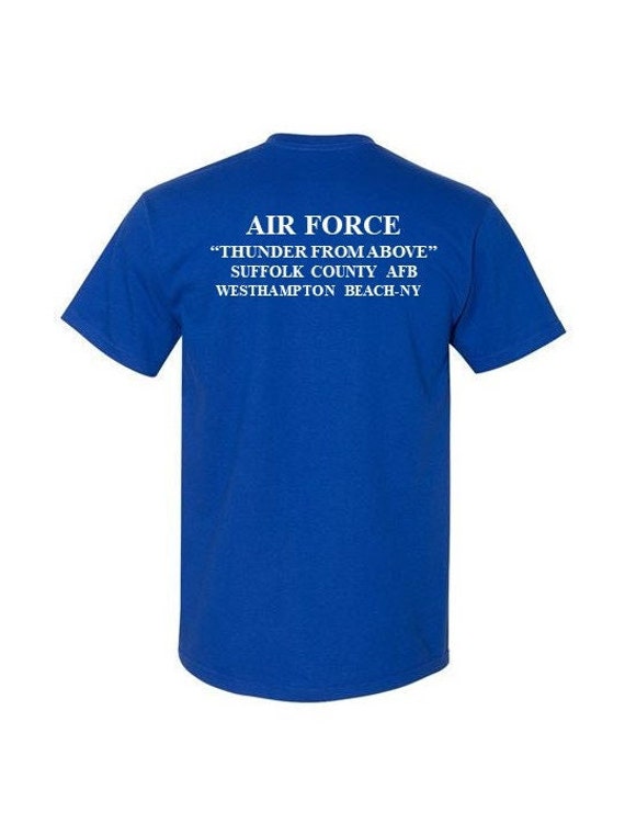 SUFFOLK County Afb* Westhampton Beach-NY * USAF logo on front-Vinyl print on back. (Officially Licensed)