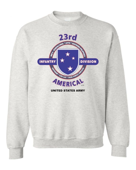 23rd Infantry Division* " AMERICAL"  Battle & Campaign Sweatshirt