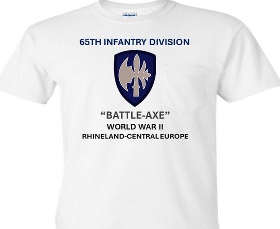 65th Infantry Division* Battle-Axe Campaigns Military Shirt.