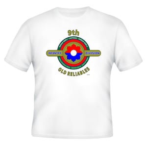 9th Infantry Division  & Vietnam War. U.S. Army Vietnam Veteran Unit And Operation  2-Sided Shirt