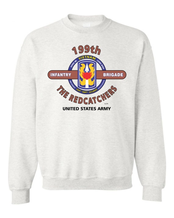 199th Infantry Brigade-Vietnam-The Redcatchers-Battle & Campaign Sweatshirt
