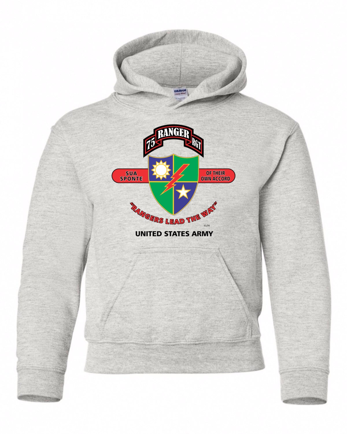 75th Ranger Regiment Rangers Lead The Way Battle & Campaign Hoodie ...