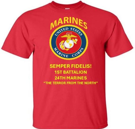 1st Battalion 24th Marines * The Terror from the North* Semper Fidelis * Marines*USMC Officially Licensed