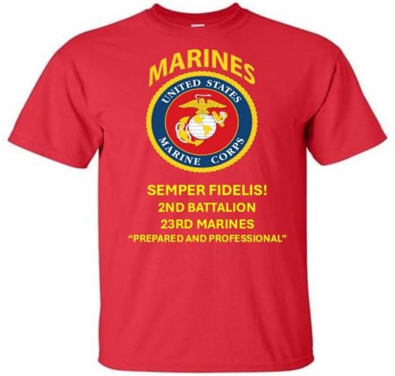 2nd Battalion 23rd Marines * Prepared and Professional *  Semper Fidelis * Marines*USMC Officially Licensed