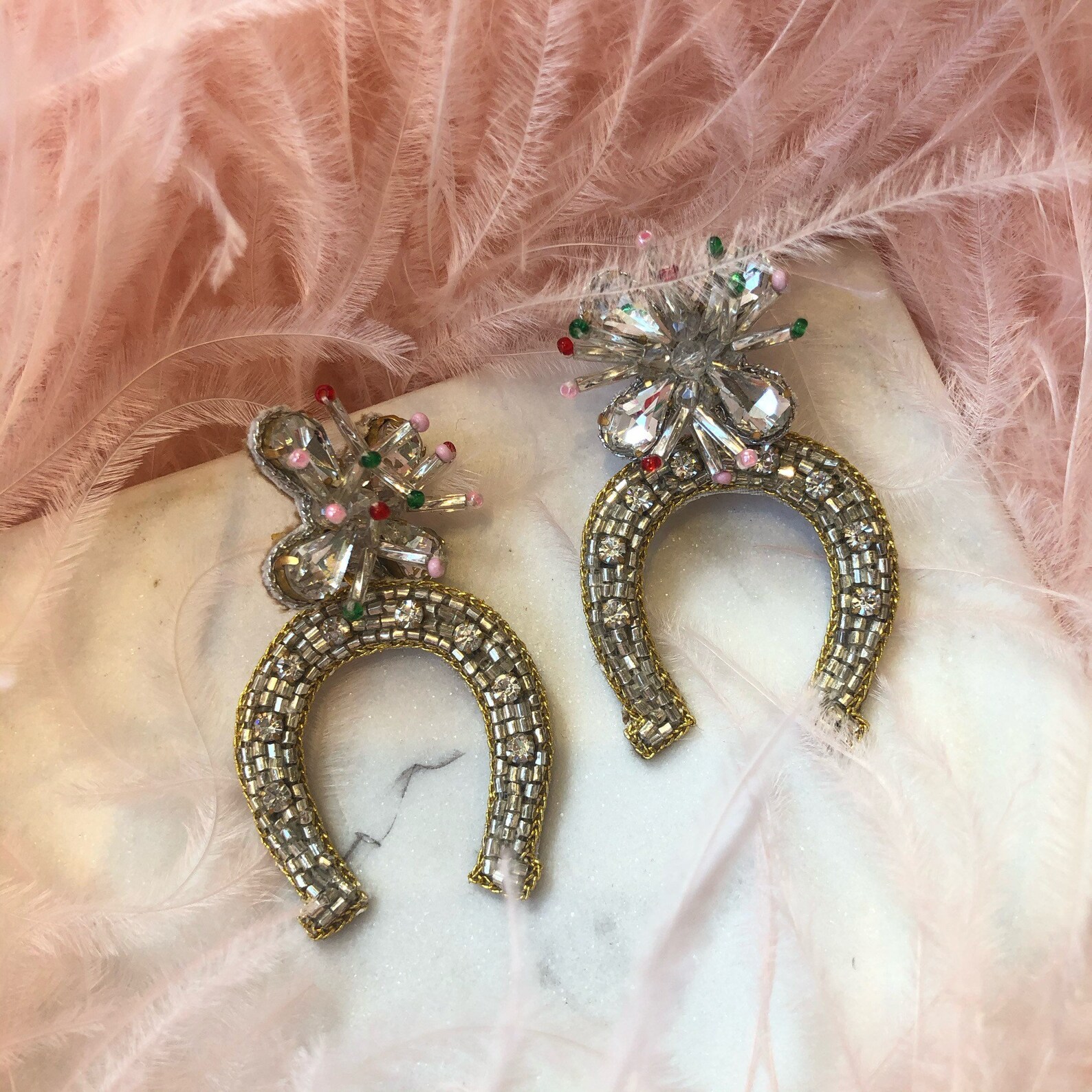 Derby Jewelry Earrings with Winning Horseshoe Etsy