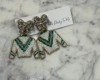 Derby Jewelry - Jokey Silk Earrings   LU308