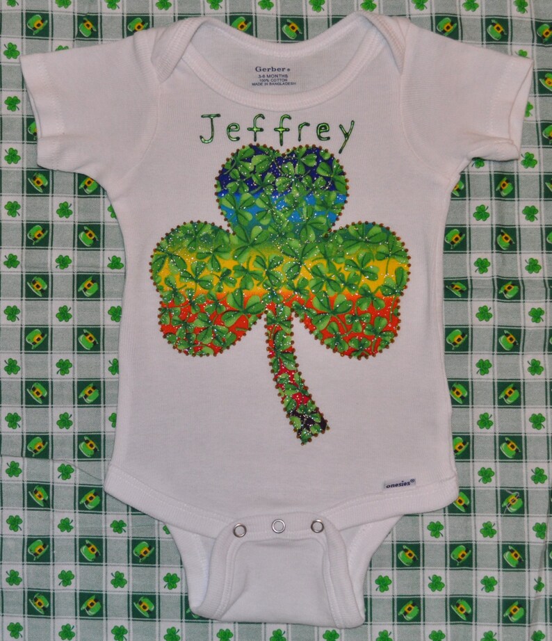 shamrock onesie