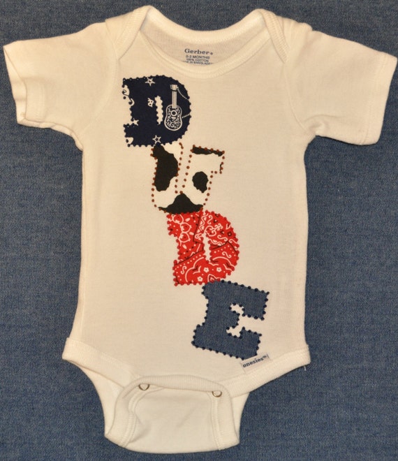 baby boy western onesies