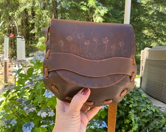 Mini Leather Boho Hippie Bag 70s Retro Vintage Style Cross Body Shoulder Bag