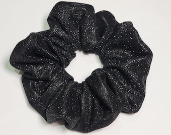 Black sparkle Jumbo Scrunchie