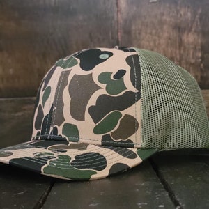 duck camo blank hat