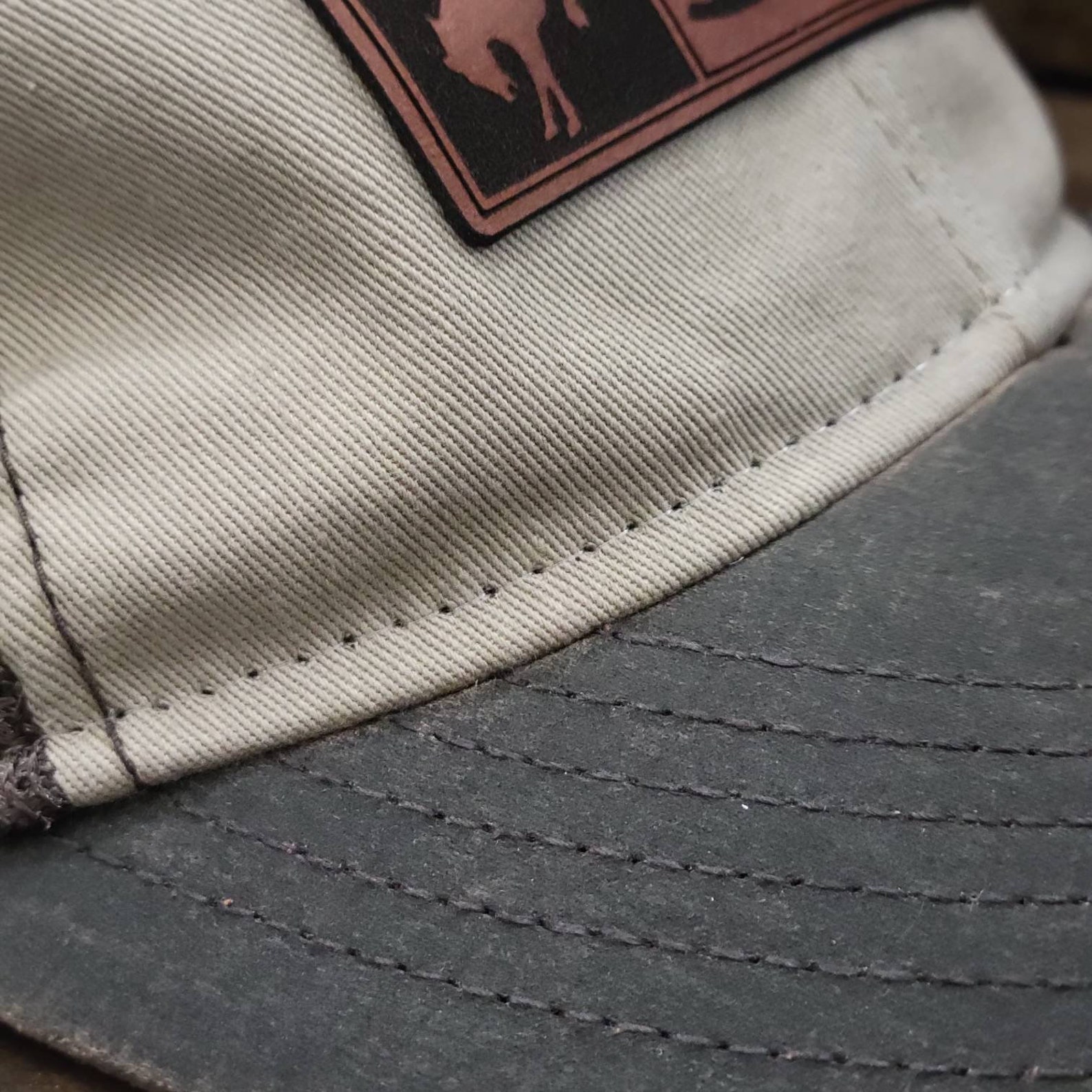 Ford Bronco Leather Patch Mesh Trucker Hat. Genuine Top Grain | Etsy