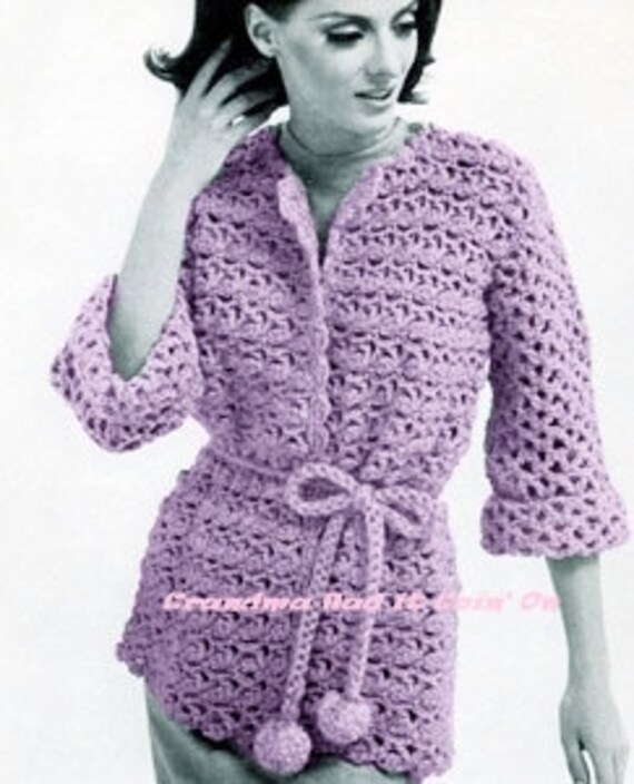 crochet sweater coat pattern