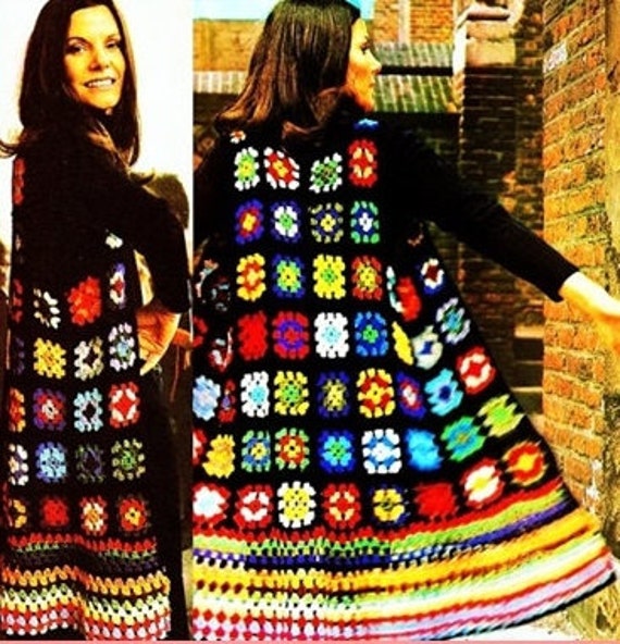 CROCHET PATTERN Long Waistcoat in 